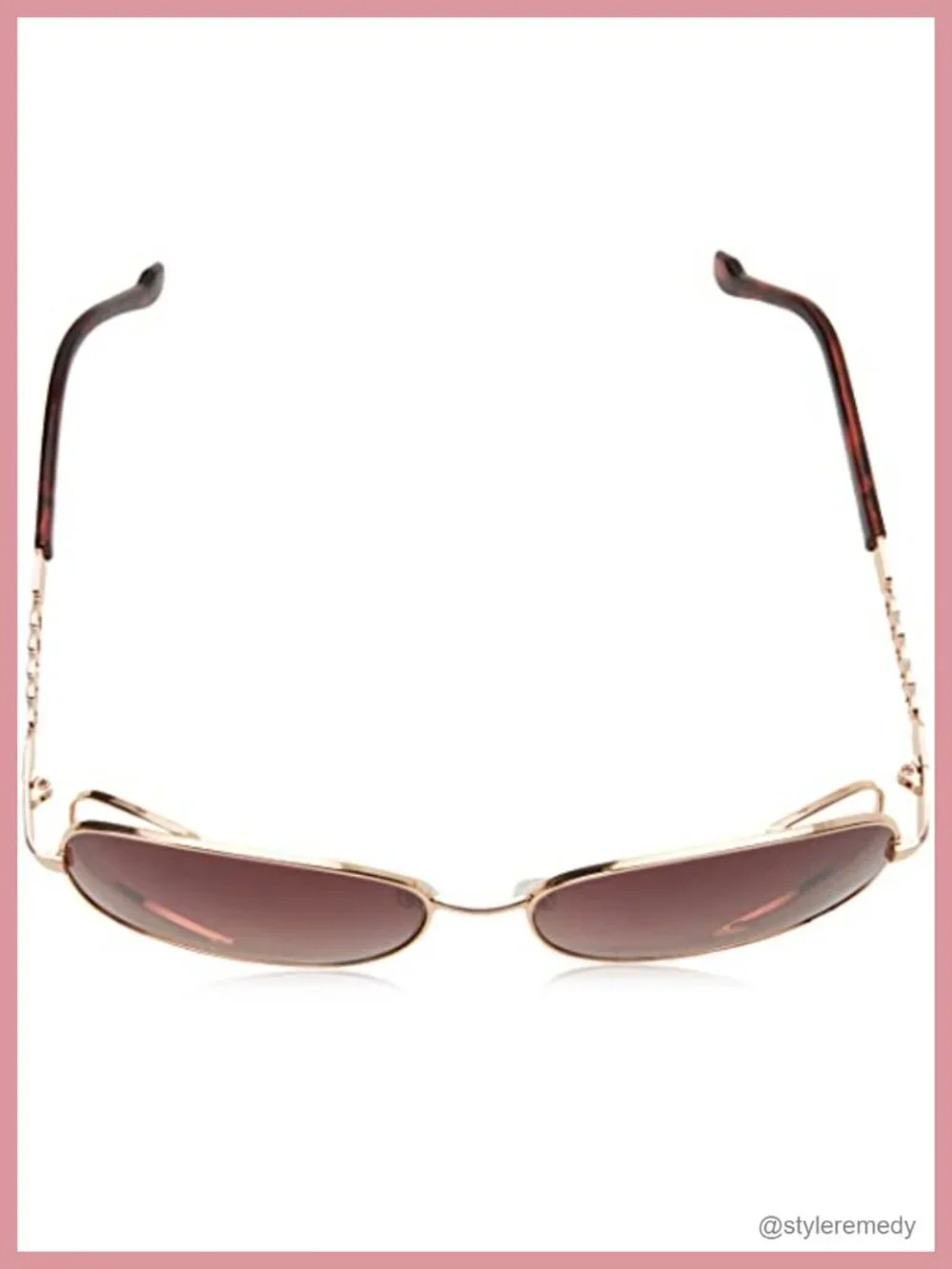 Oversized Metal Square Sunglasses UV400 Protection Women's Designer Gift